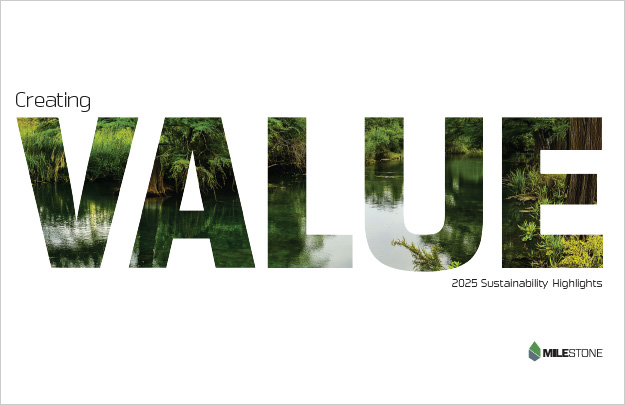 2025 Sustainability Report front cover.